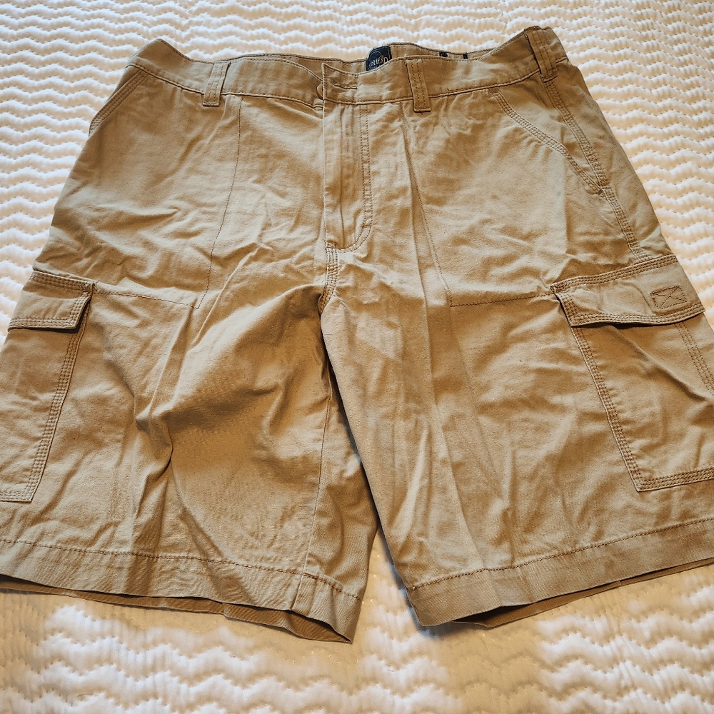 RedHead Men's Tan Cargo Shorts Size 36